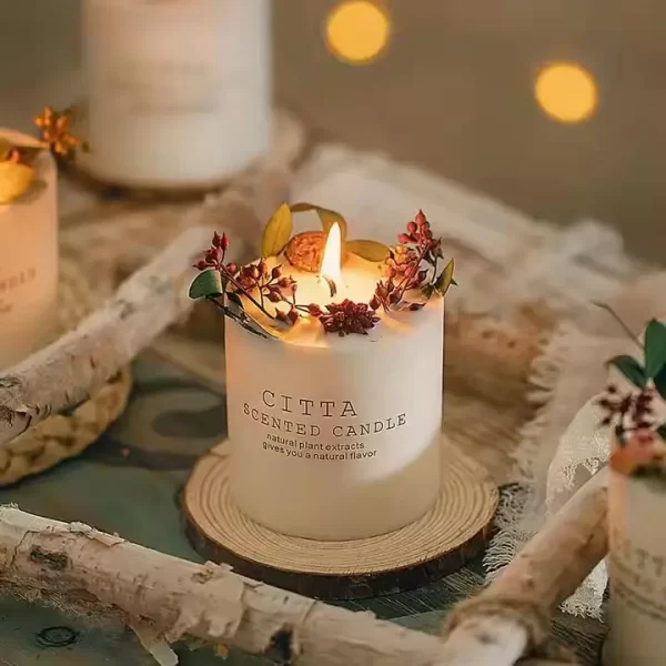 10 Vela en set de regalo con fragancias encantadoras.