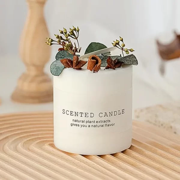 Flores Iluminadas: Vela en Caja con Fragancias Encantadoras