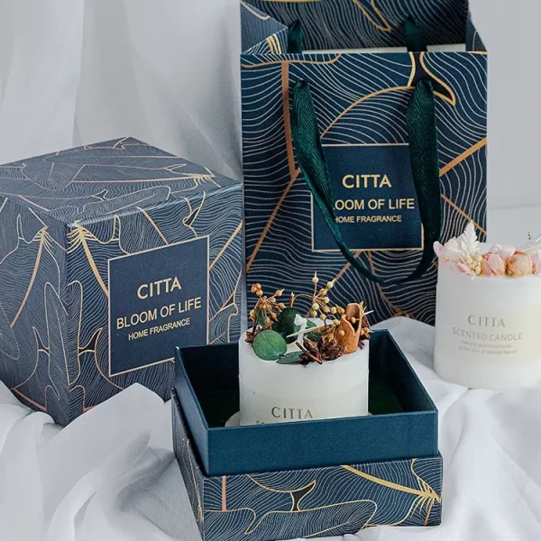 24 Vela en set de regalo con fragancias encantadoras.