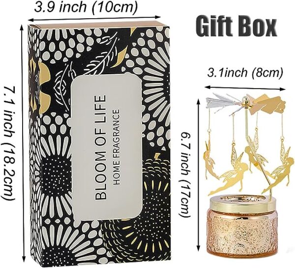 Carrusel Aromático: Velas de carrusel en set de regalo