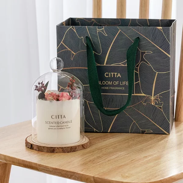 5 Vela en set de regalo con fragancias encantadoras.
