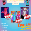 Los Tubilocos ¡Los reyes de la fiesta inflable! Diversión en 3 colores: rosa, azul y blanco.