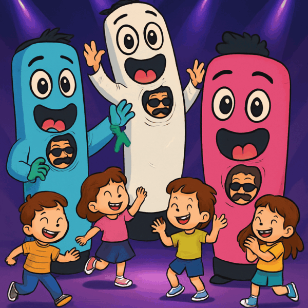 Los Tubilocos ¡Los reyes de la fiesta inflable! Diversión en 3 colores: rosa, azul y blanco.